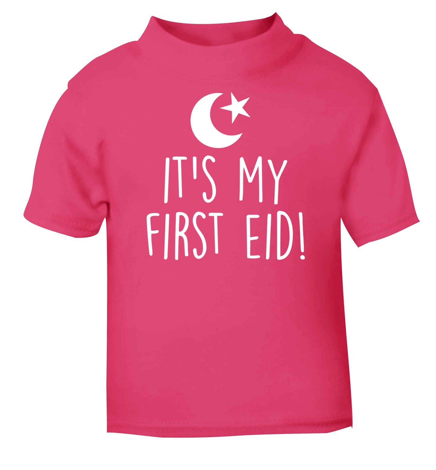 It's my first Eid pink baby toddler Tshirt 2 Years