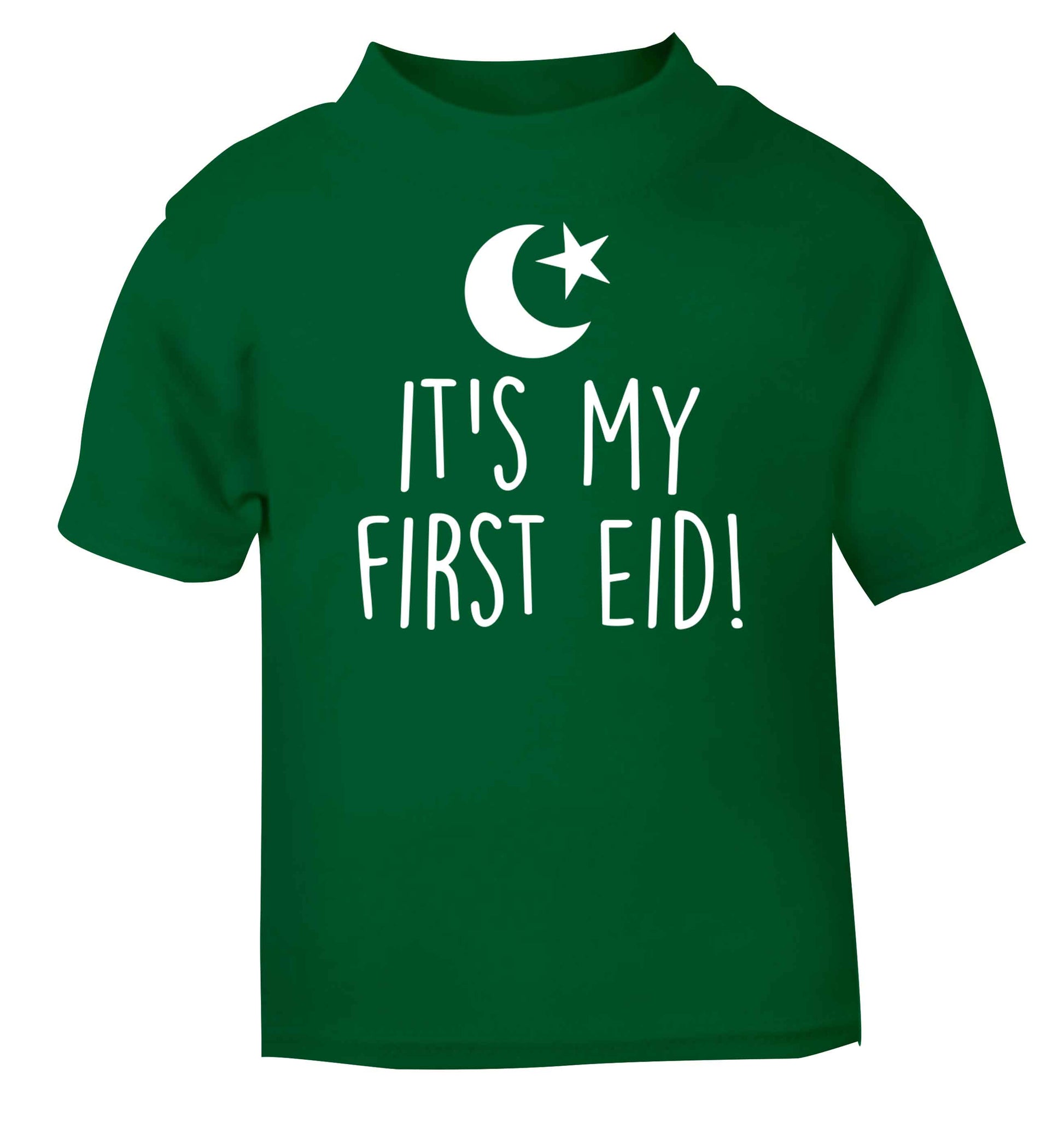It's my first Eid green baby toddler Tshirt 2 Years