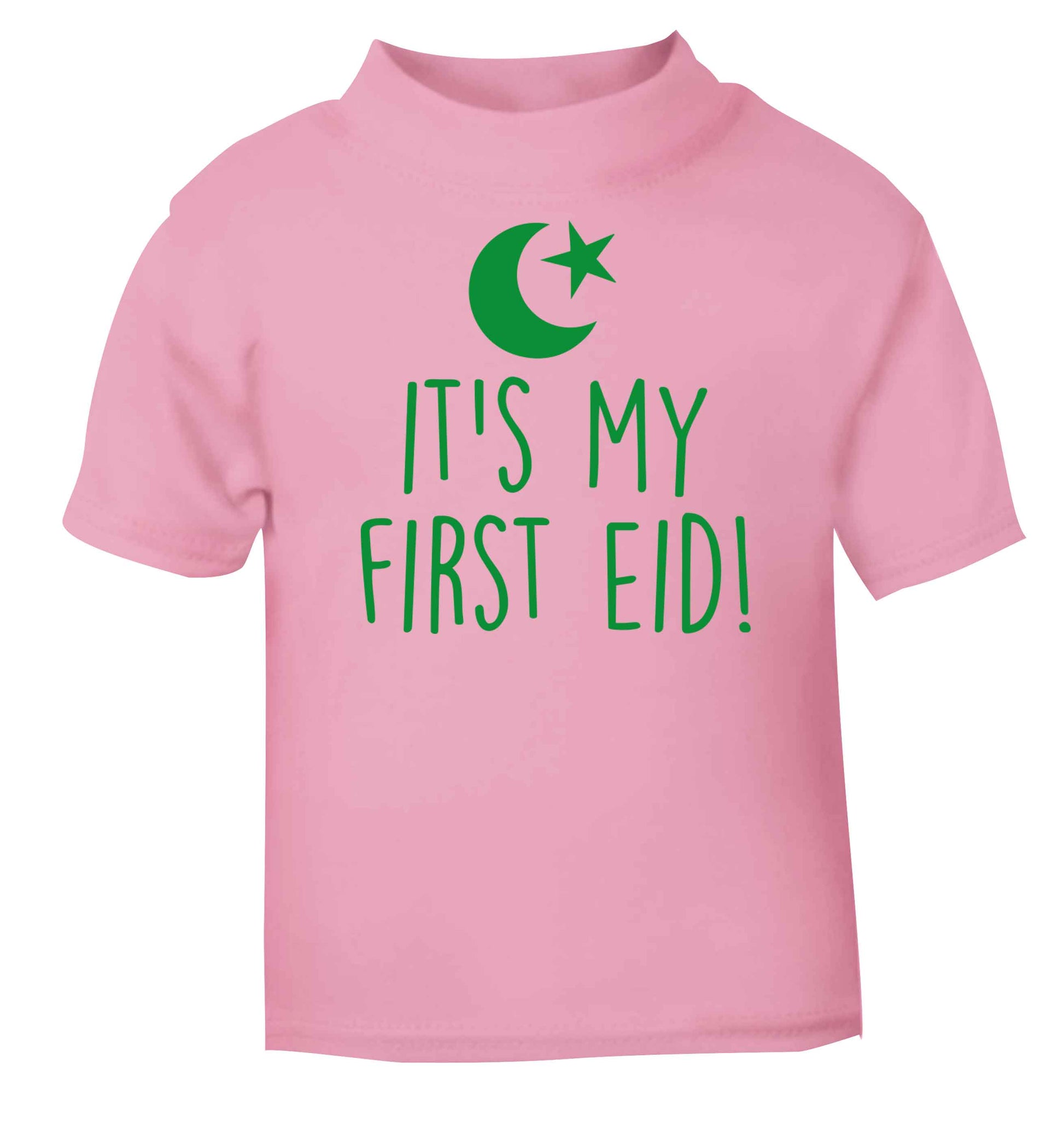 It's my first Eid light pink baby toddler Tshirt 2 Years