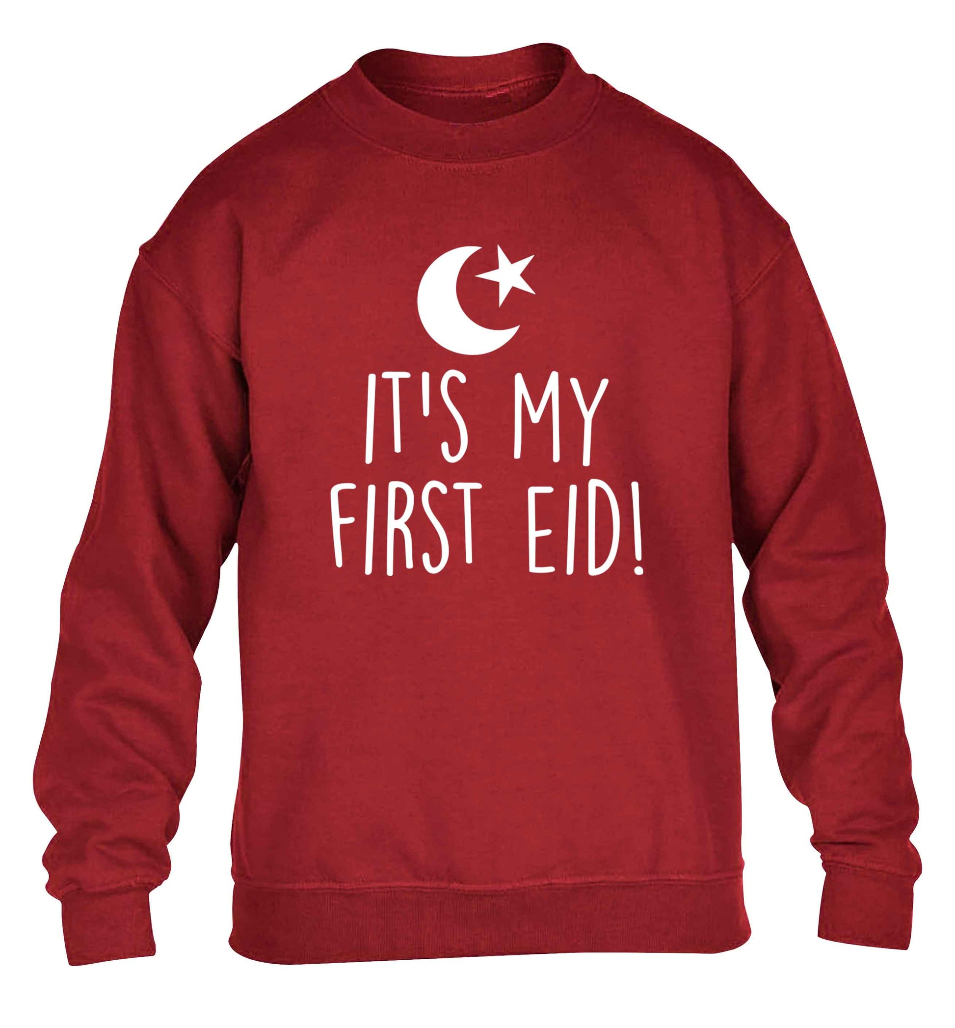 It's my first Eid children's grey sweater 12-13 Years