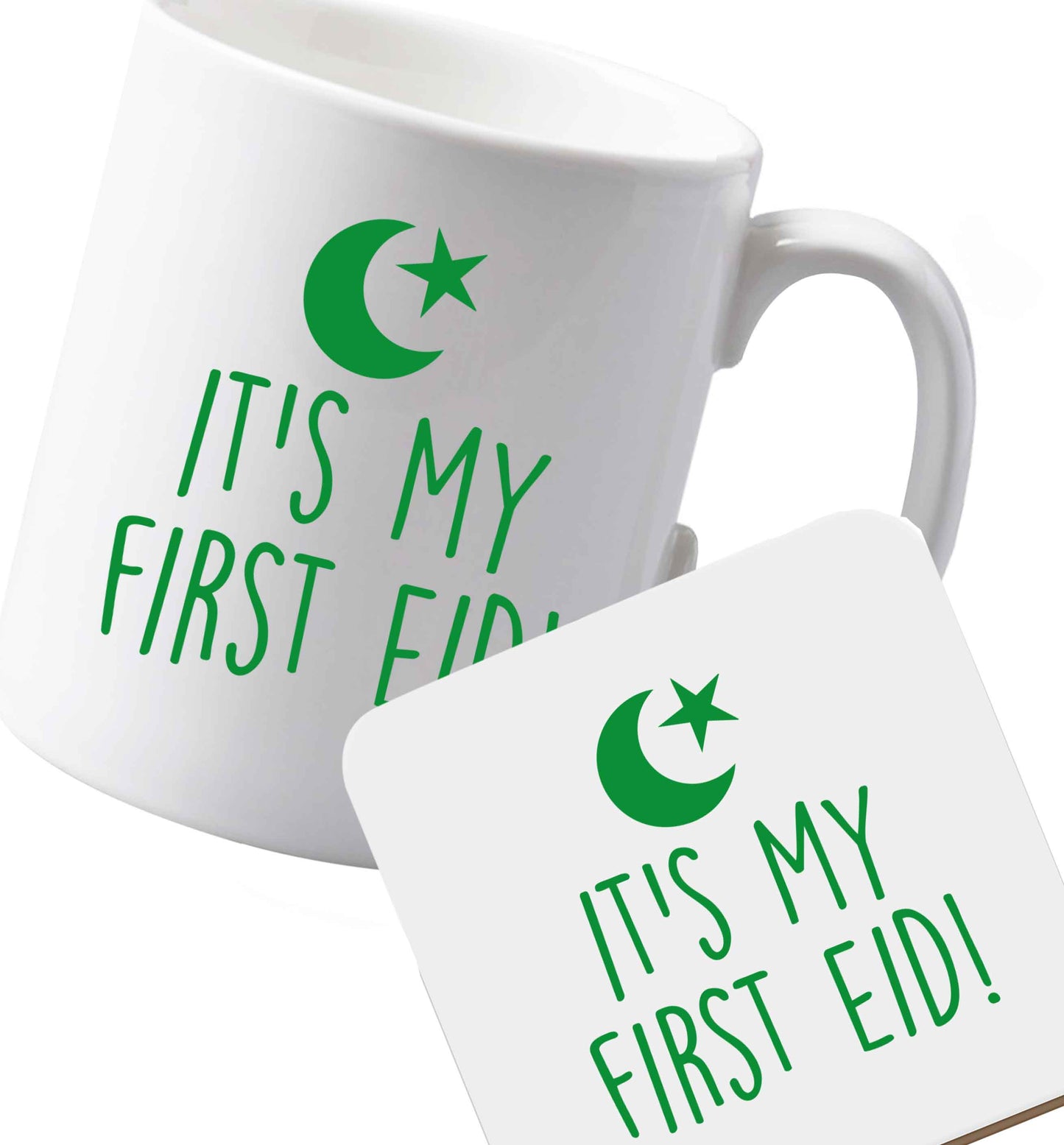 10 oz Ceramic mug and coaster Favourite Type Pan Pancake both sides