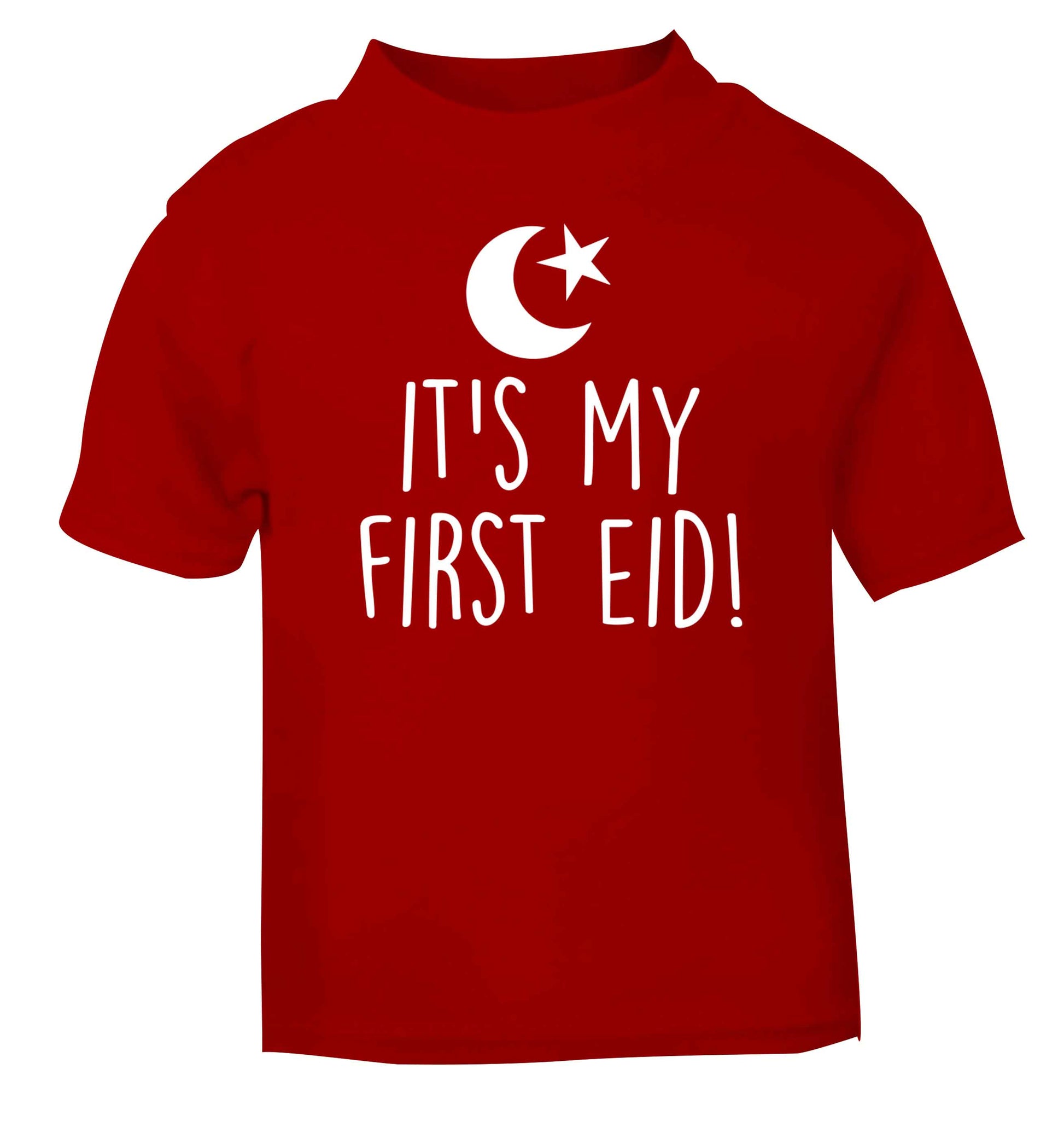 It's my first Eid red baby toddler Tshirt 2 Years