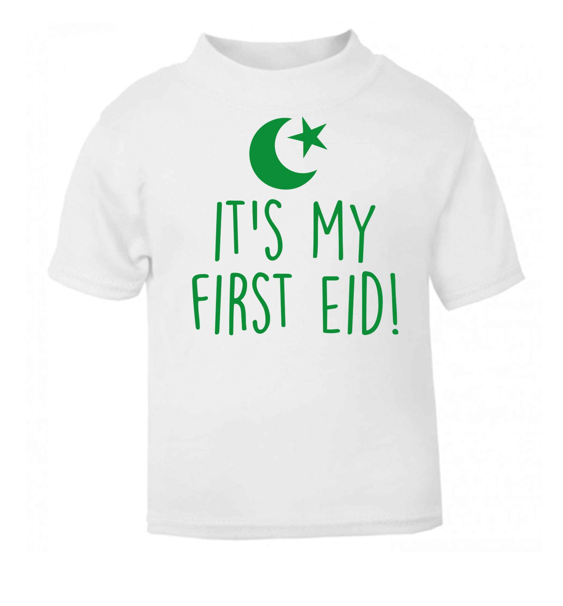 It's my first Eid white baby toddler Tshirt 2 Years