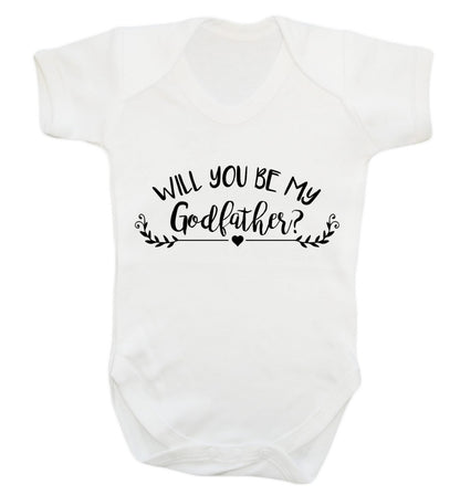 Will you be my godfather? Baby Vest white 18-24 months