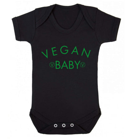 Vegan baby Baby Vest black 18-24 months