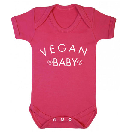 Vegan baby Baby Vest dark pink 18-24 months