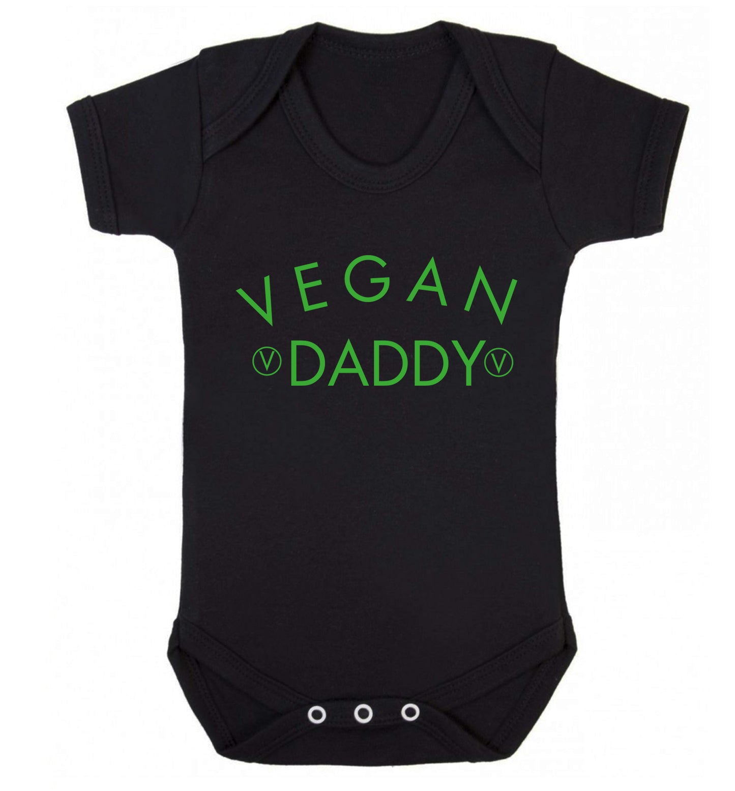 Vegan daddy Baby Vest black 18-24 months