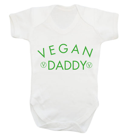 Vegan daddy Baby Vest white 18-24 months