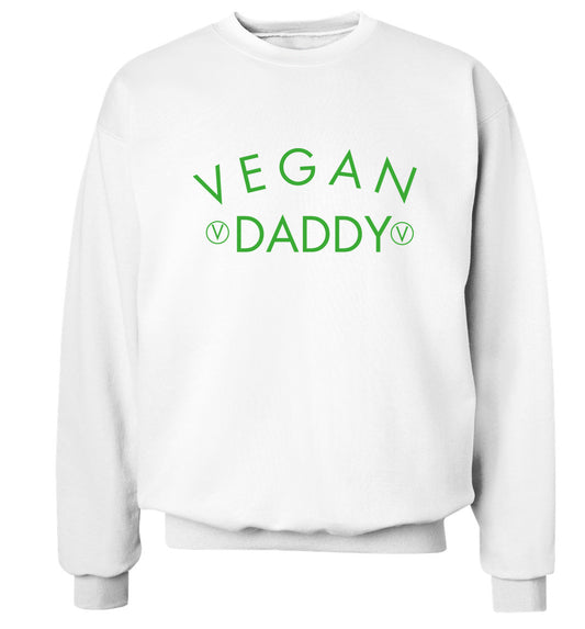 Vegan daddy Adult's unisex white Sweater 2XL