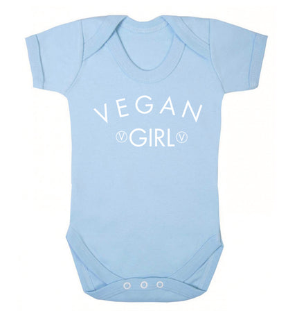 Vegan girl Baby Vest pale blue 18-24 months