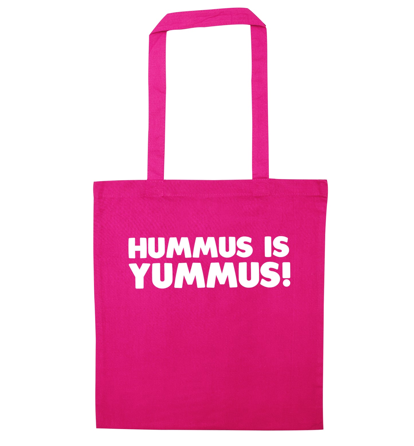 Hummus is Yummus  pink tote bag