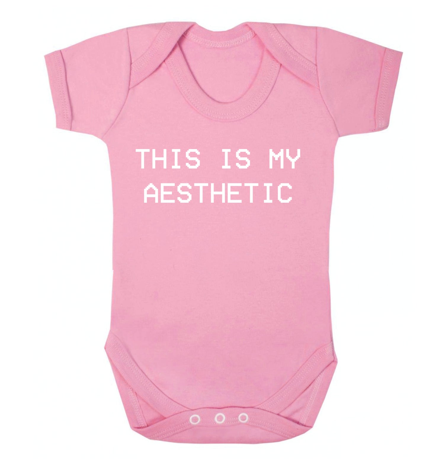 This is my aesthetic Baby Vest pale pink 18-24 months