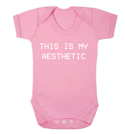 This is my aesthetic Baby Vest pale pink 18-24 months