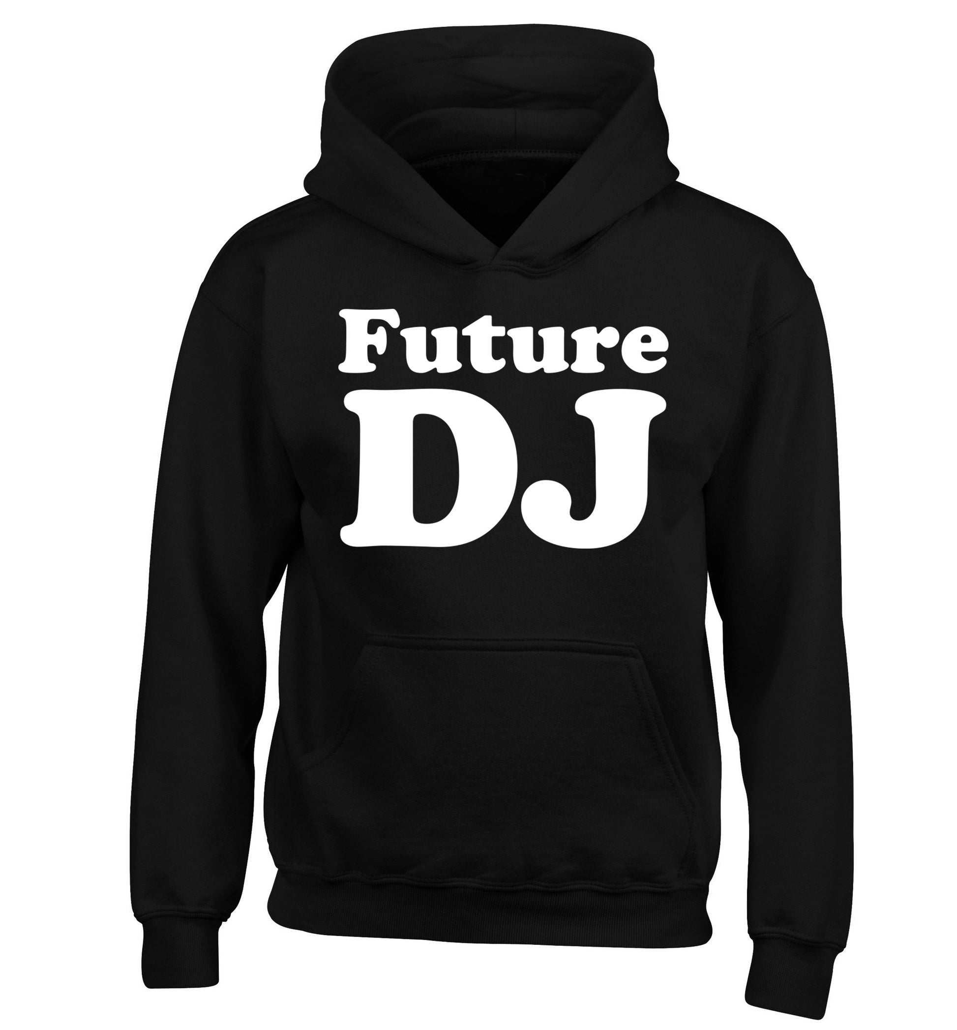 Future DJ children's black hoodie 12-14 Years