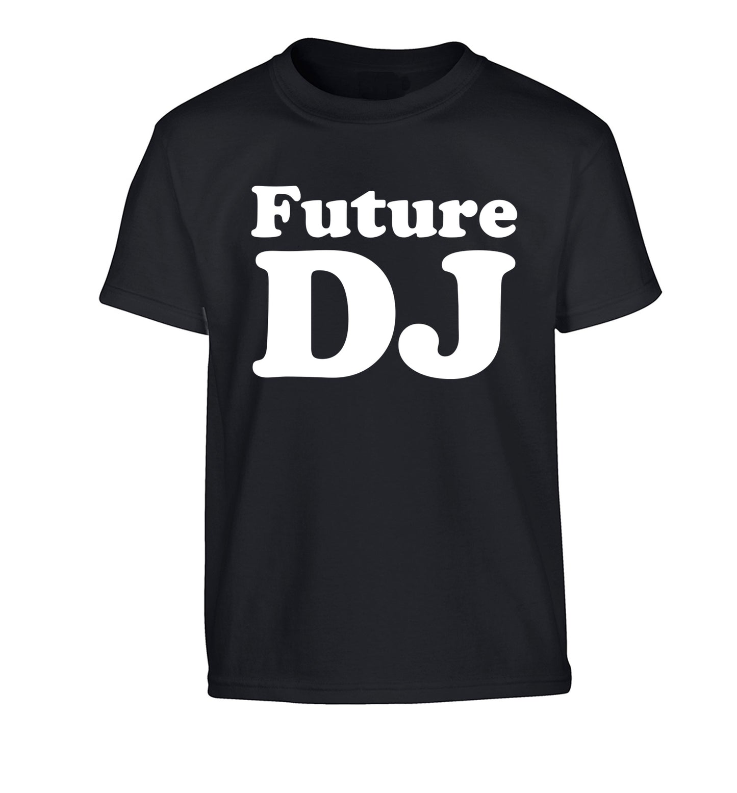 Future DJ Children's black Tshirt 12-14 Years