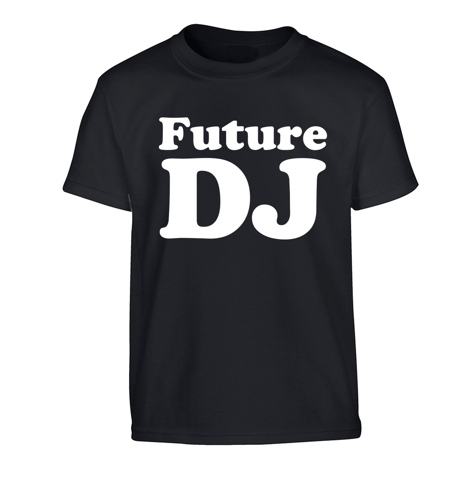 Future DJ Children's black Tshirt 12-14 Years
