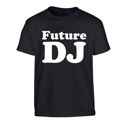 Future DJ Children's black Tshirt 12-14 Years