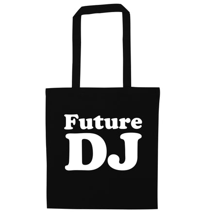 Future DJ black tote bag