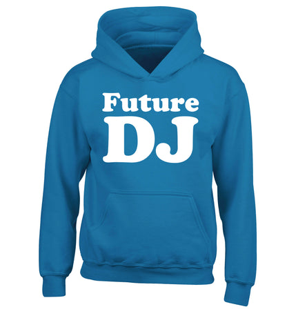 Future DJ children's blue hoodie 12-14 Years
