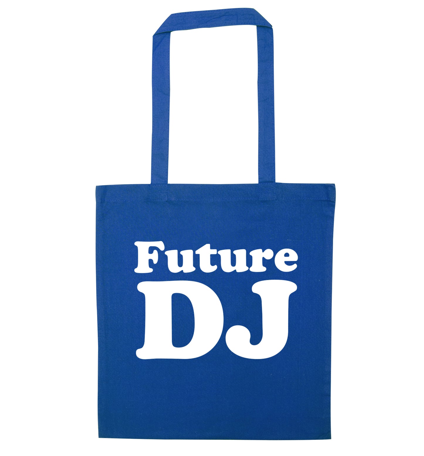 Future DJ blue tote bag