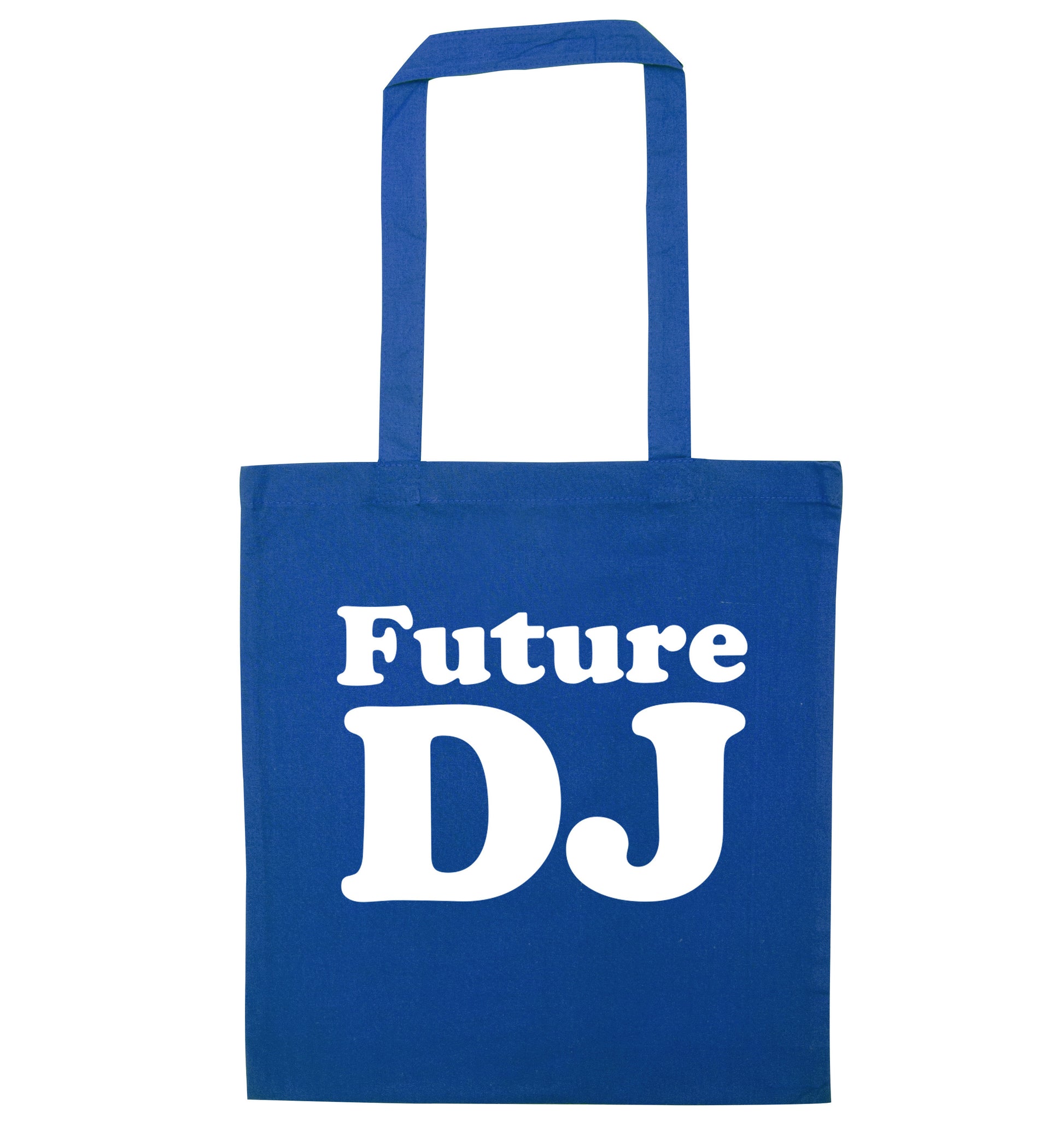 Future DJ blue tote bag