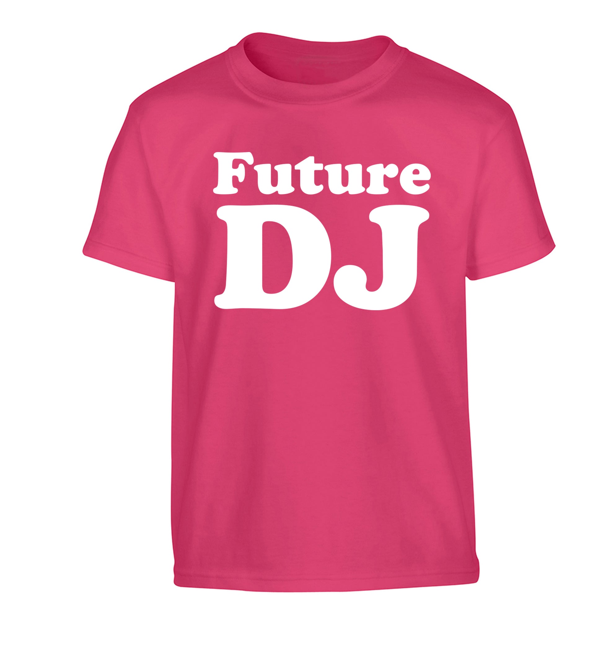 Future DJ Children's pink Tshirt 12-14 Years