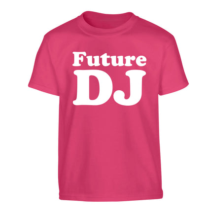 Future DJ Children's pink Tshirt 12-14 Years