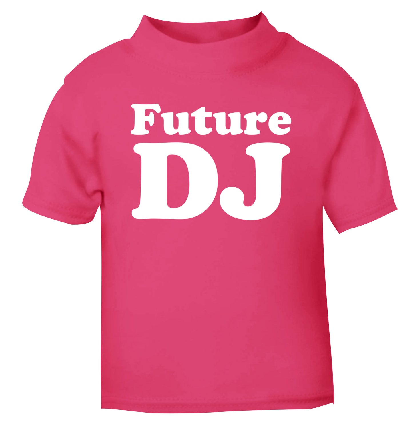 Future DJ pink Baby Toddler Tshirt 2 Years