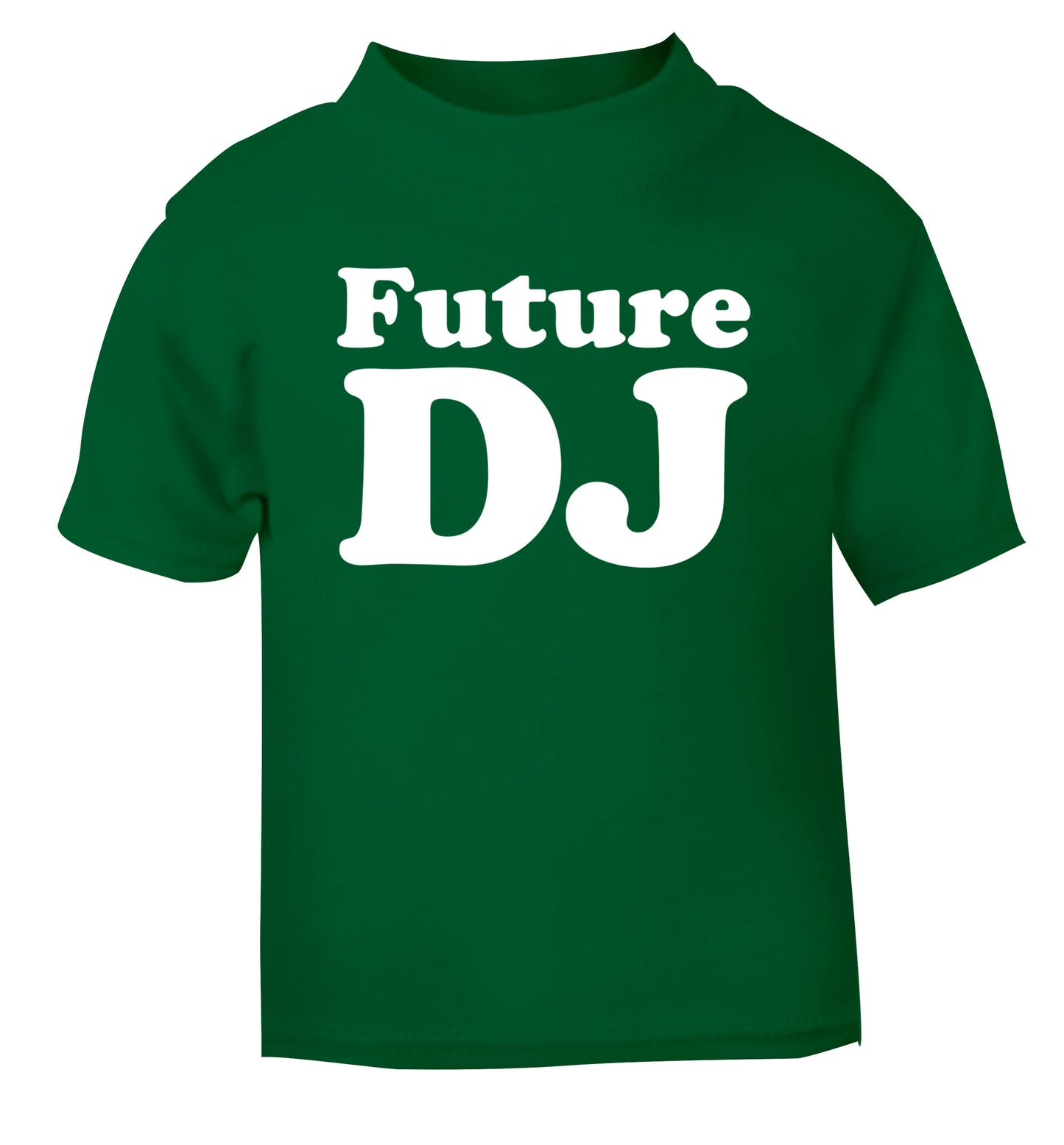 Future DJ green Baby Toddler Tshirt 2 Years