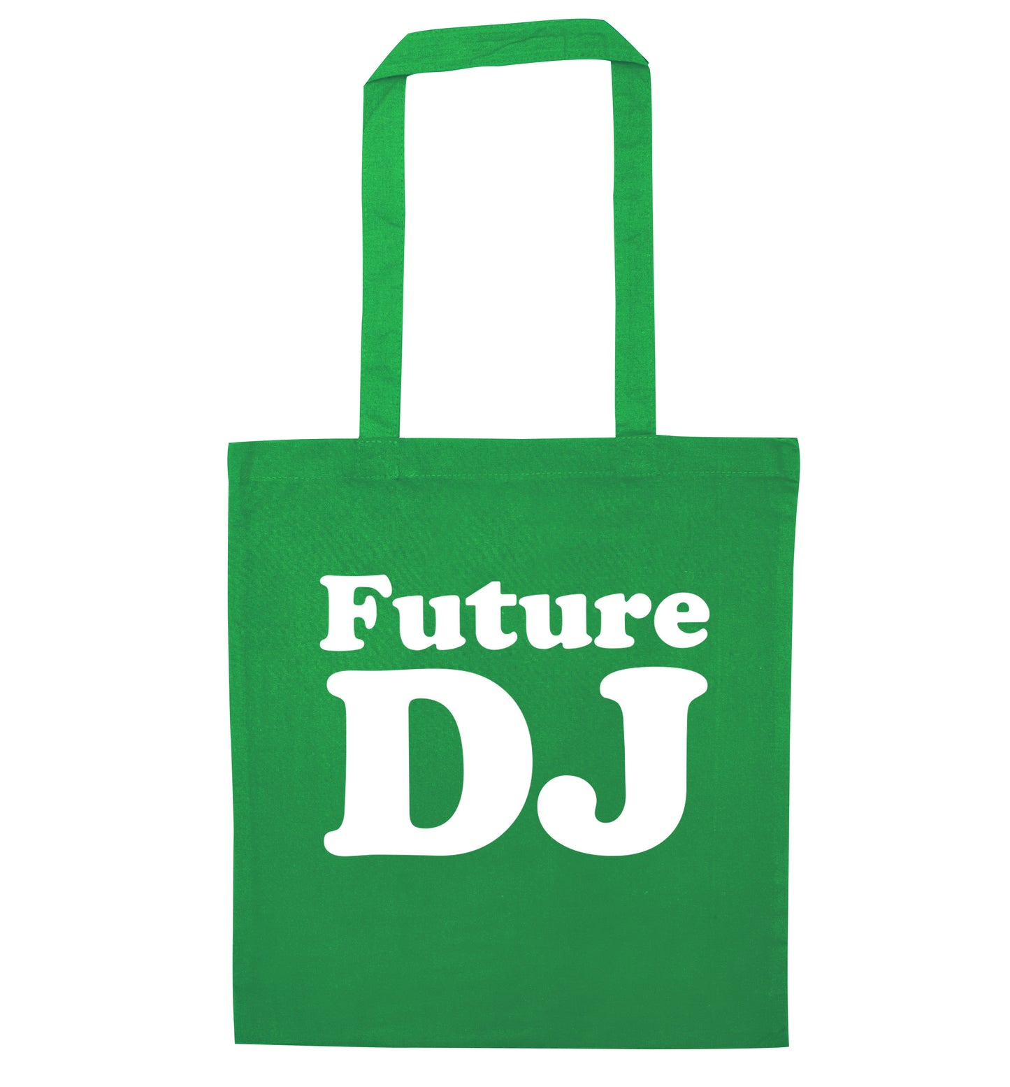 Future DJ green tote bag