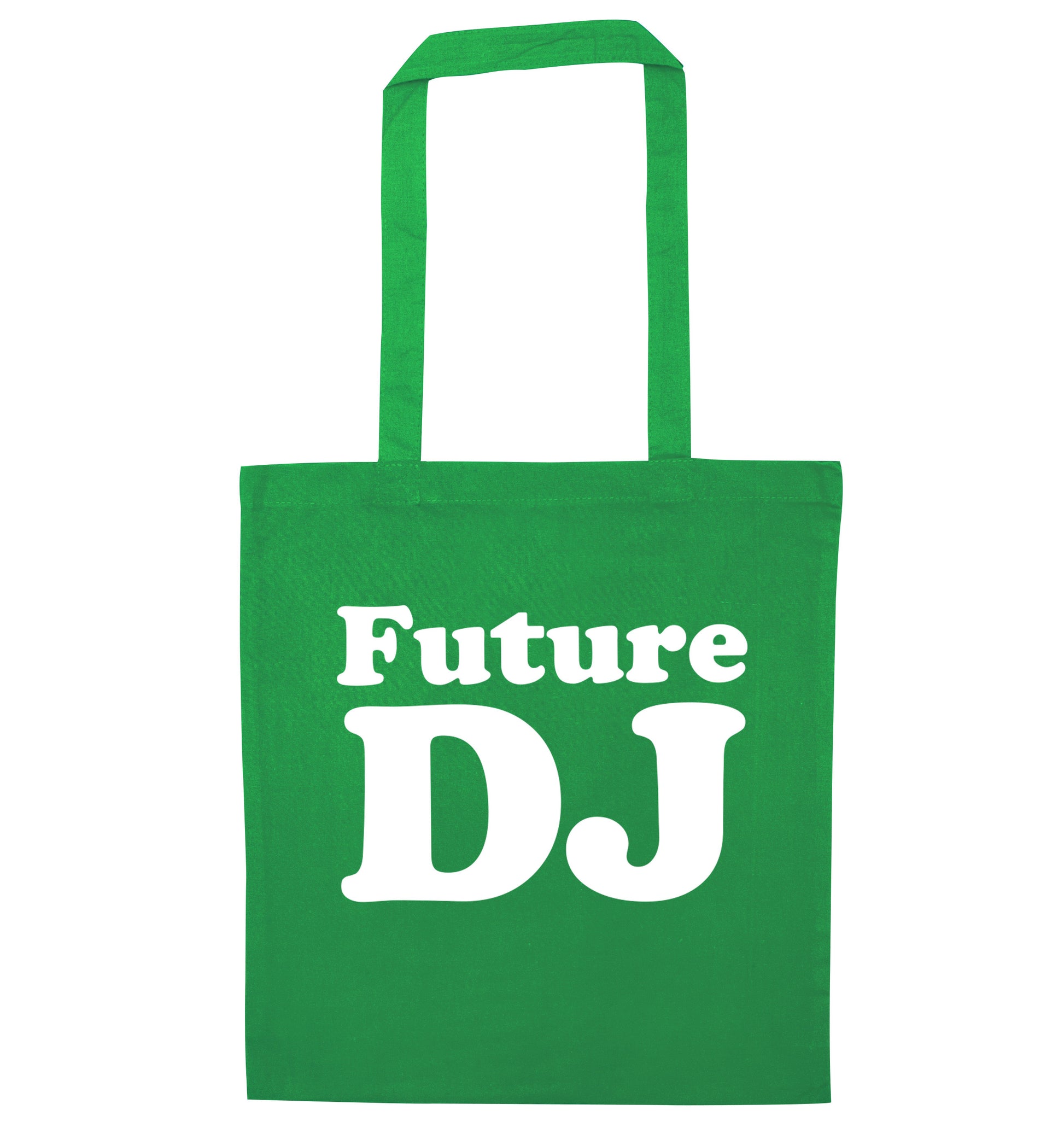 Future DJ green tote bag