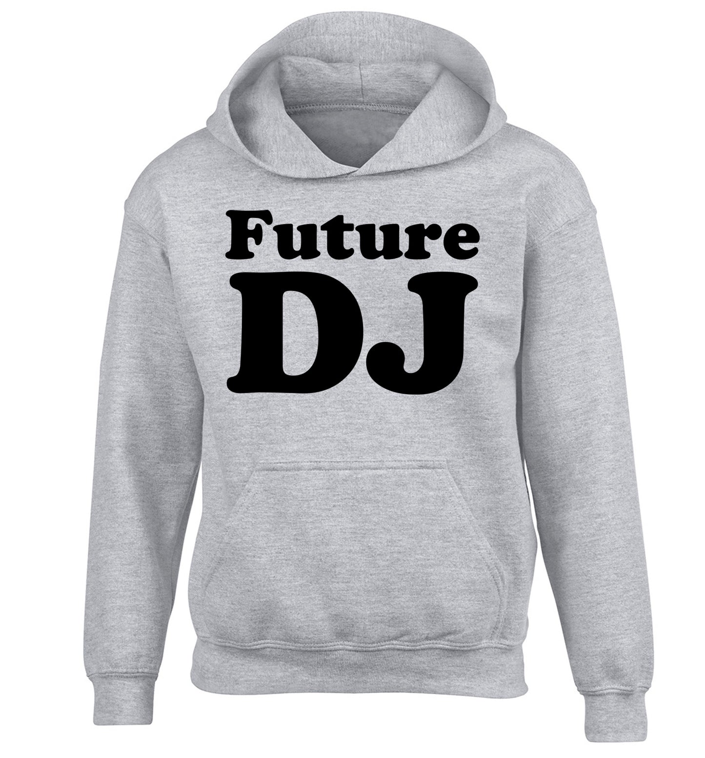 Future DJ children's grey hoodie 12-14 Years