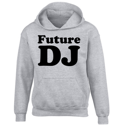 Future DJ children's grey hoodie 12-14 Years