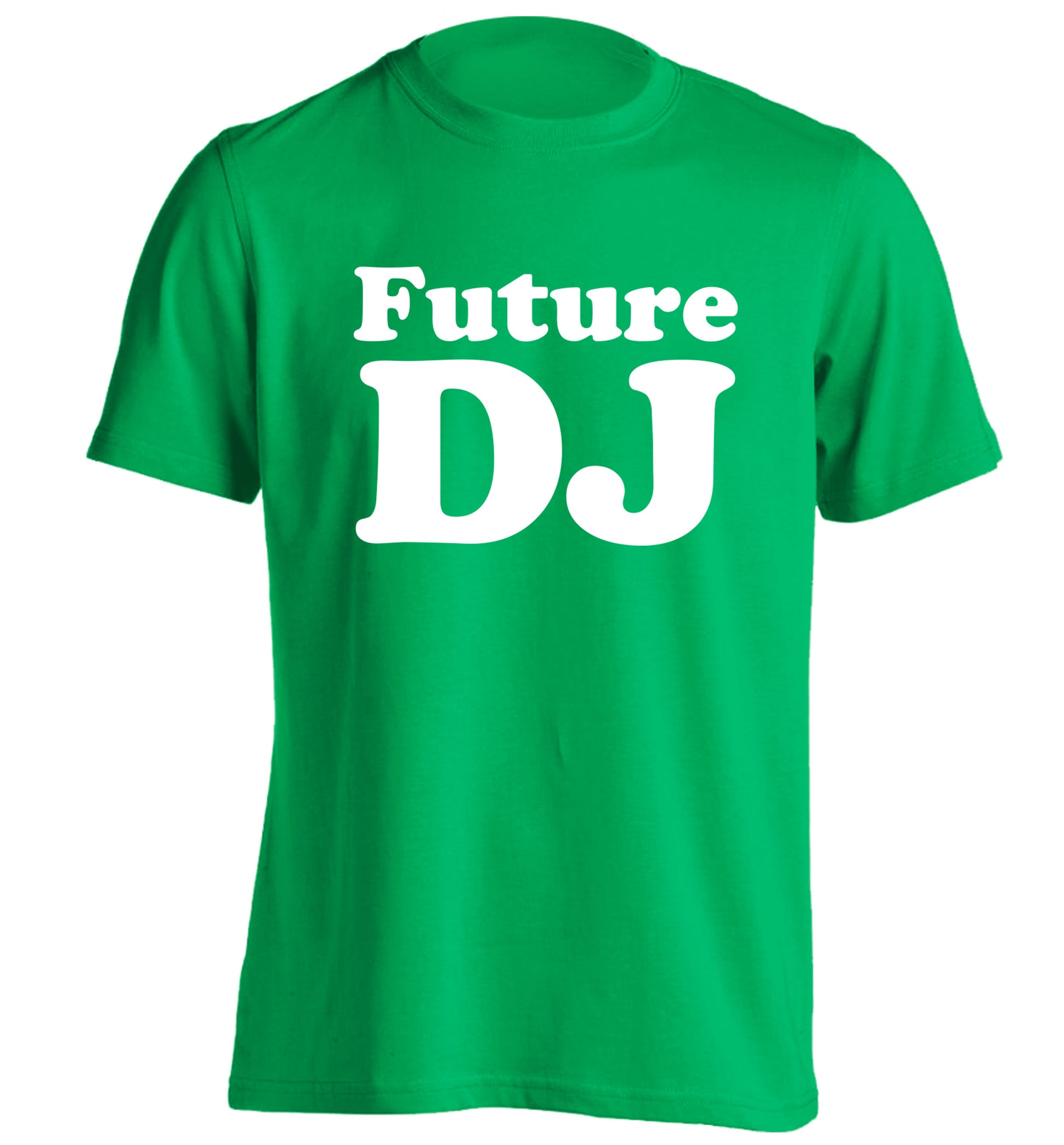 Future DJ adults unisex green Tshirt 2XL