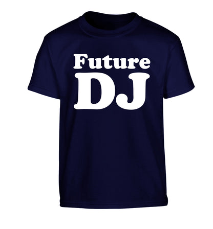 Future DJ Children's navy Tshirt 12-14 Years