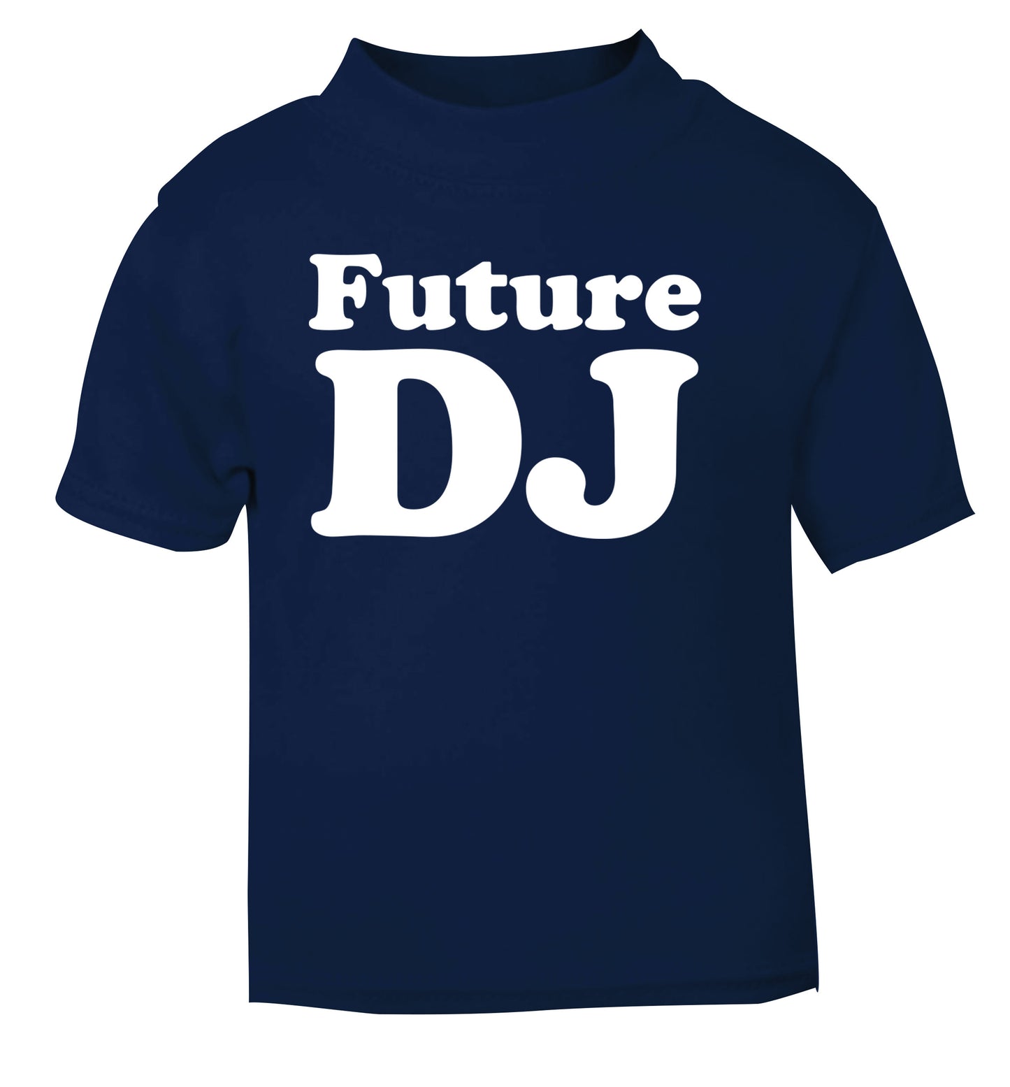Future DJ navy Baby Toddler Tshirt 2 Years