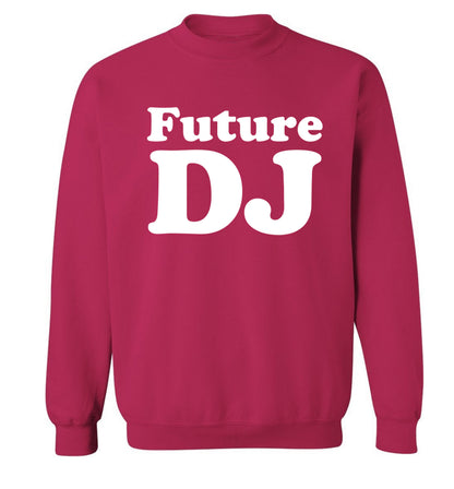 Future DJ Adult's unisex pink Sweater 2XL