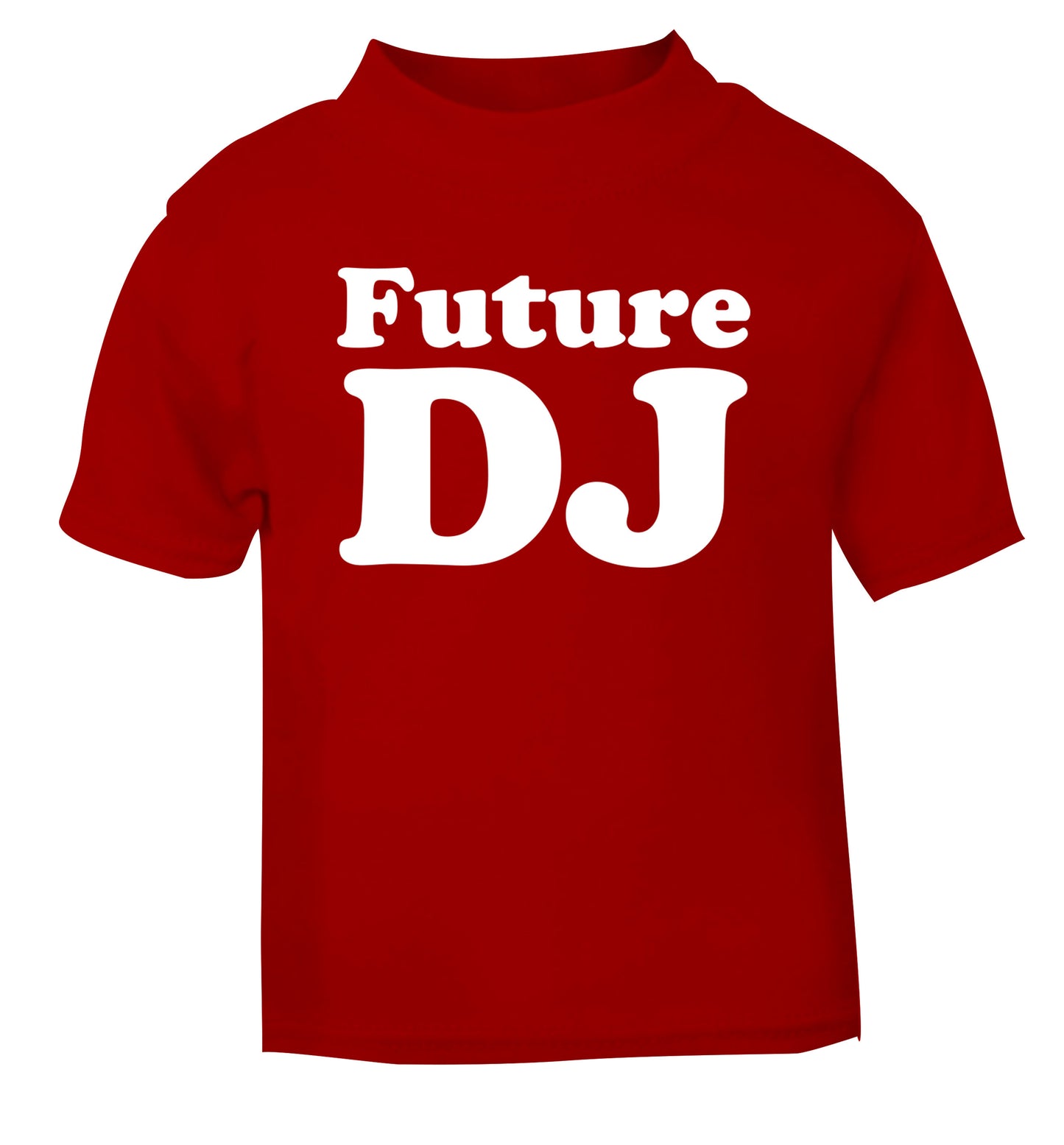 Future DJ red Baby Toddler Tshirt 2 Years