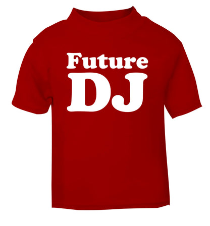 Future DJ red Baby Toddler Tshirt 2 Years