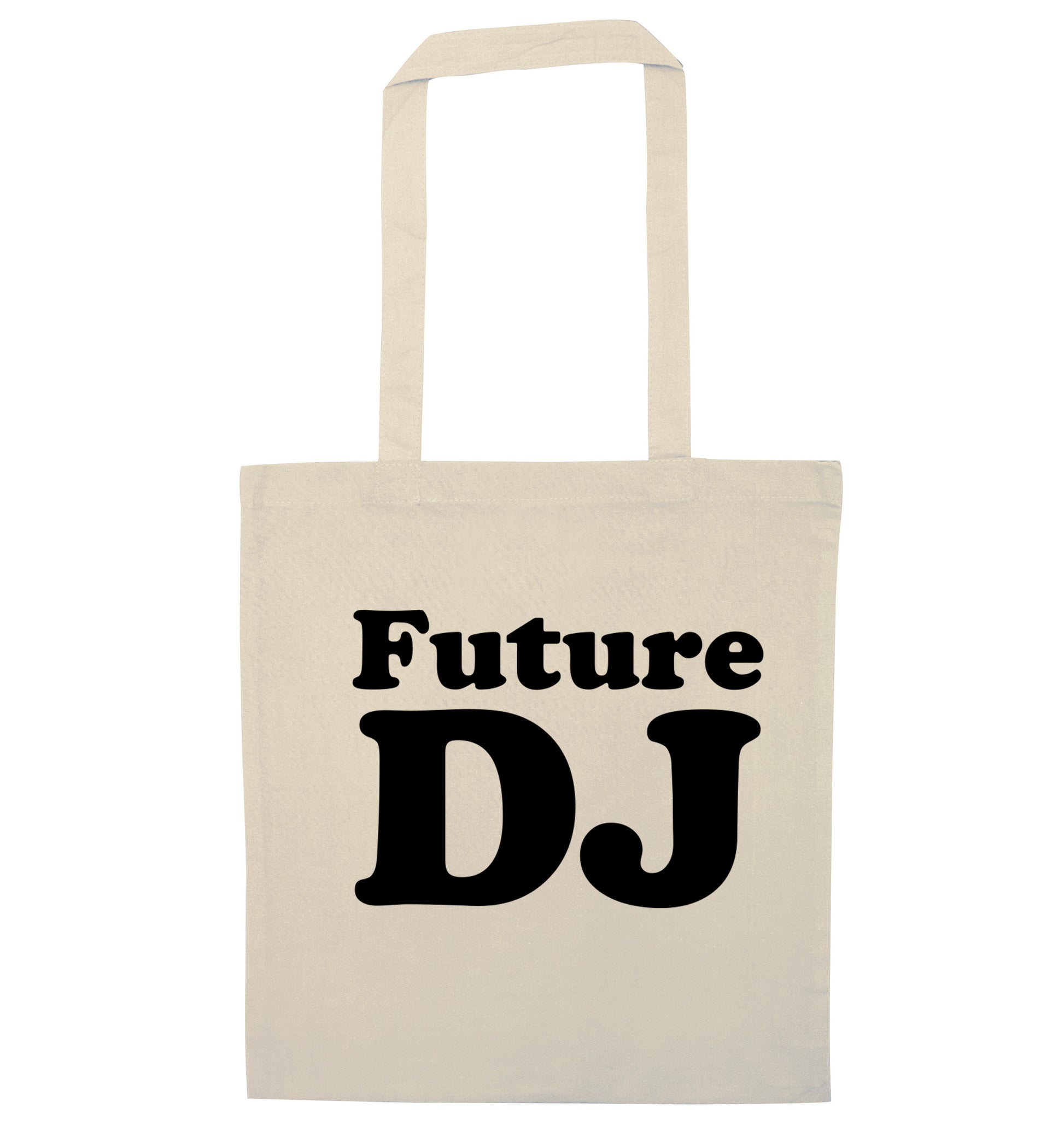 Future DJ natural tote bag