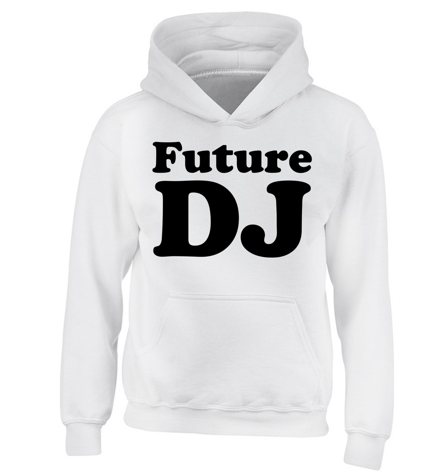 Future DJ children's white hoodie 12-14 Years