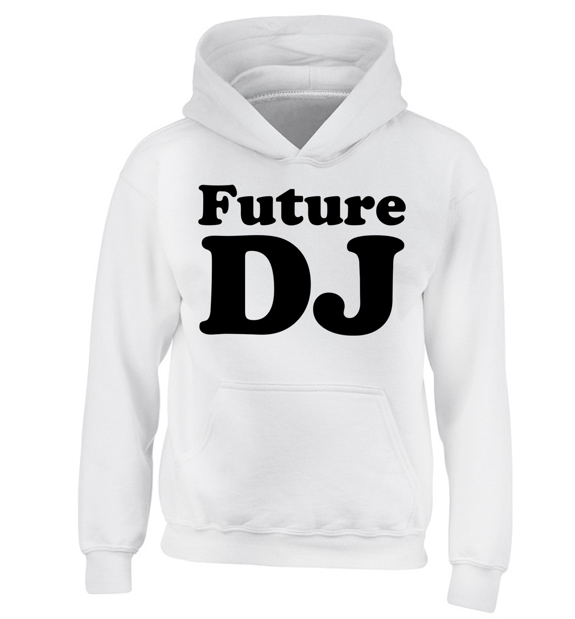 Future DJ children's white hoodie 12-14 Years
