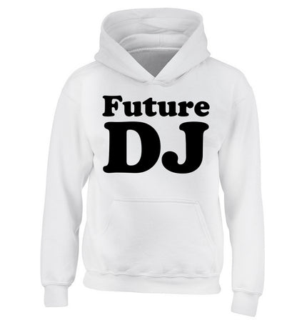 Future DJ children's white hoodie 12-14 Years