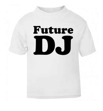 Future DJ white Baby Toddler Tshirt 2 Years