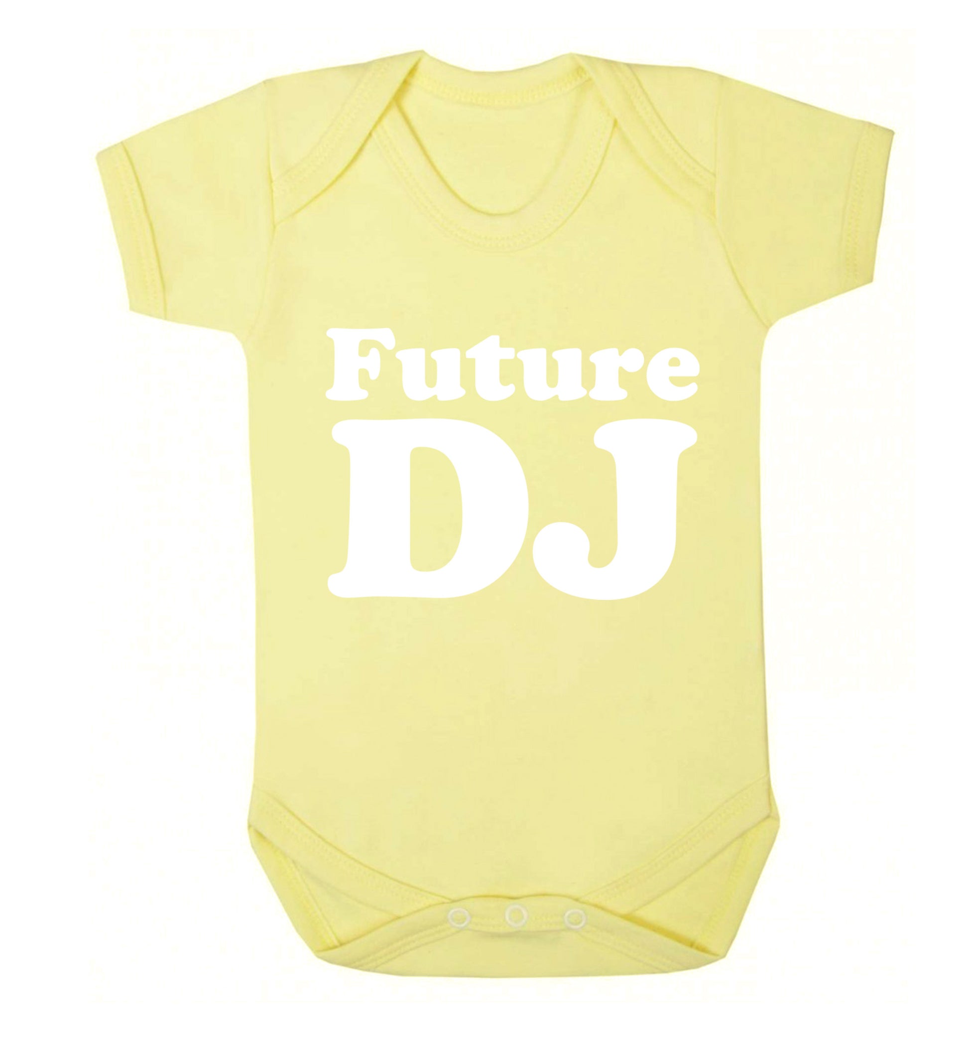 Future DJ Baby Vest pale yellow 18-24 months