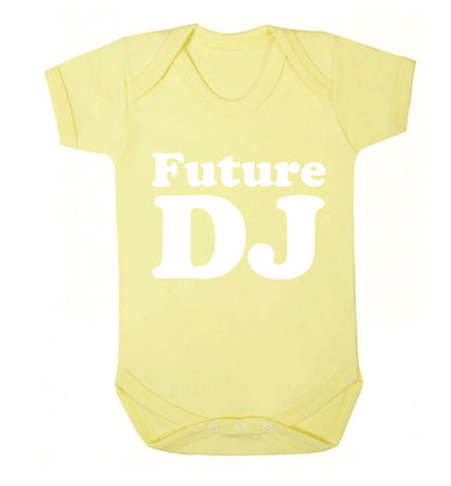 Future DJ Baby Vest pale yellow 18-24 months