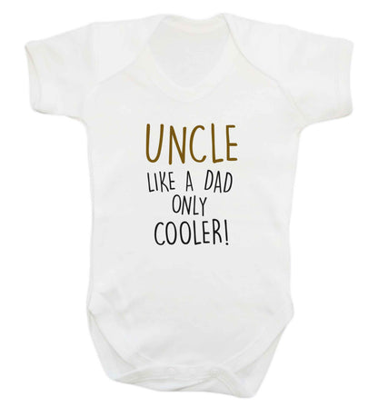 Uncle like a dad only cooler baby vest white 18-24 months