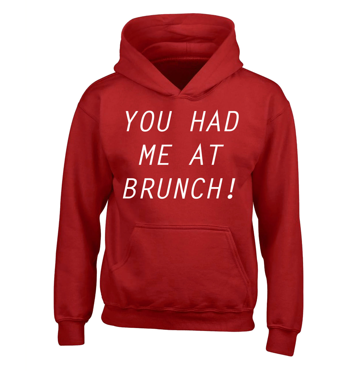 You had me at brunch children's pink sweater 12-14 Years