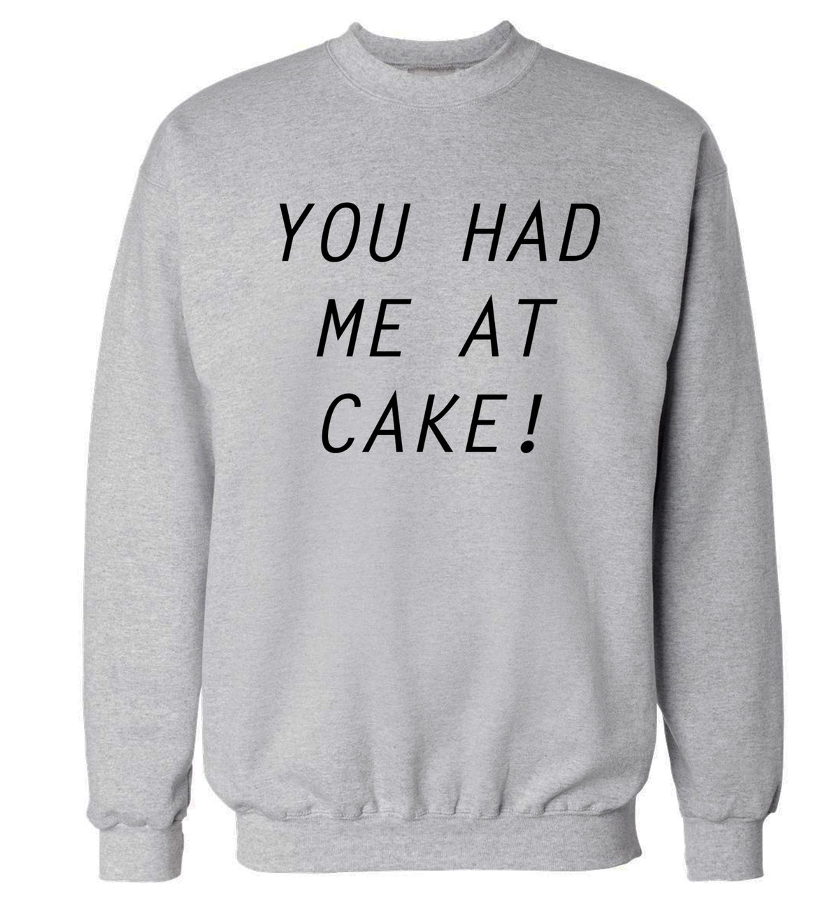 You had me at cake Adult's unisex grey Sweater 2XL