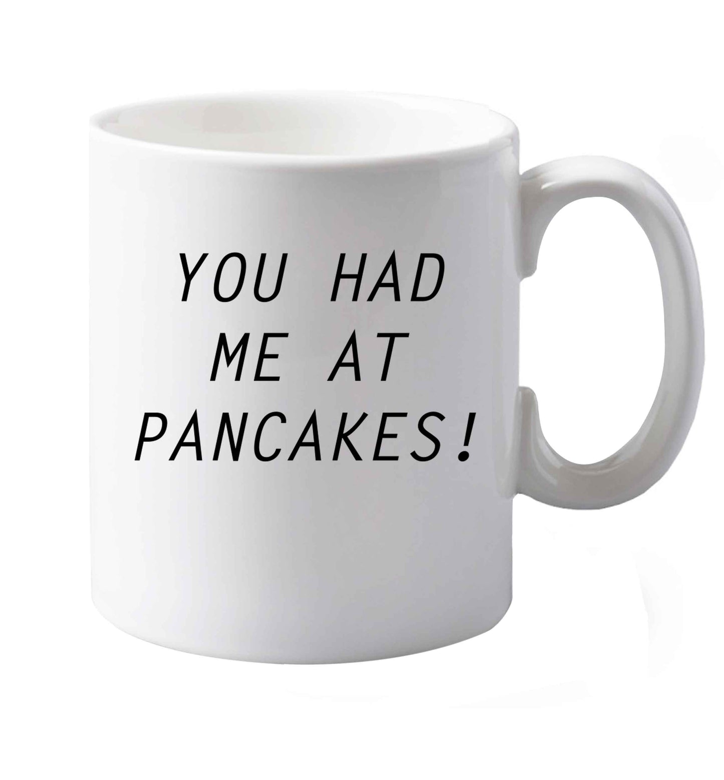 10 oz Favourite Type Pan Pancake ceramic mug both sides